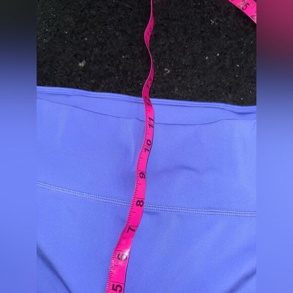 Fabletics MOTION 360 High Waisted Vibrant Sapphire Sky Blue Purple Leggings SZ M - Picture 8 of 10